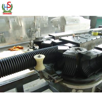 China PIPE Double Wall Corrugated Pipe Machinery Plastic Drain Production Line for sale