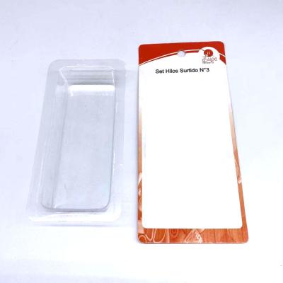 China Recycled Materials Cardboard Blister Package Insert Custom Plastic Paper Card for sale