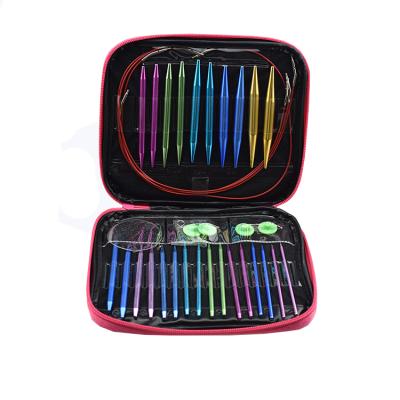 China High Quality Hand PU Bag Sewing Crochet Hook Set Sewing Kit Bag with Hook Hook for sale