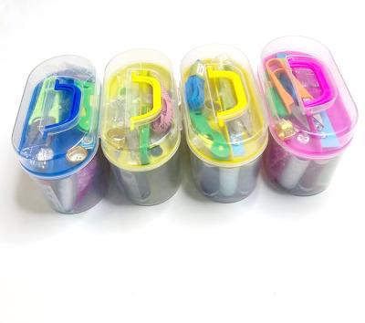 China Convenient Top Plastic Sewing Box with Needle and Thread for Adult Sewing Tool Kit for sale