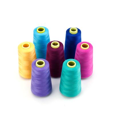 China High Tenacity Wholesale Factory 40/2 Sewing Thread OEM ODM 3000yds 5000yds Spun Polyester Sewing Thread for sale