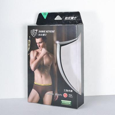 China Wholesale Customization Recycled Materials Mens Underwear Customization Textile Color Box Clothing Packing Box Tight-fitting Customization for sale