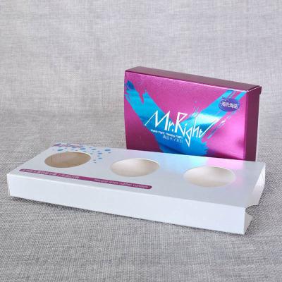 China Handmade Factory Customized Daily Necessities Packing Box Birth Planning Products Condom Packing Box Gift Box for sale