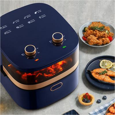 China Hotel With Over Heat Protection 10 In 1 New Digital Convenient Air Fryer Family Gathering Personal Air Pot Meal Electric Deep Fryers for sale