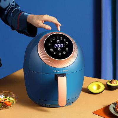 China Hotel Household Air Fryer 3.5L Hot Selling Multifunctional Smokeless Intelligent Synchronized Electric Fryer for sale