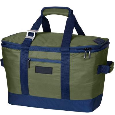 China Waterproof Insulated Folding Lunch Cooler Bag Grocery Waterproof Cooler Bag for sale