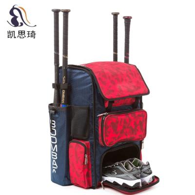 China T-Ball Baseball Equipment Helmet Glove Holder Superpack Bat Backpack Anti-theft Youth Baseball Bag for sale