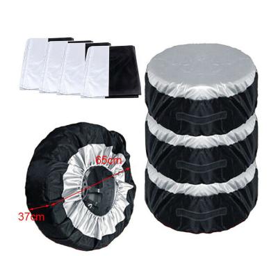 China Fancy Portable Car Wheel Tire Protector Cover SUV Spare Wheel Cover for sale