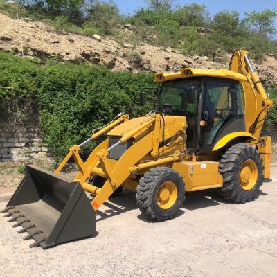 Cina Caricatore dell'escavatore a cucchiaia rovescia articolato visibilità di Mini Backhoe Wheel Loader Comfort in vendita