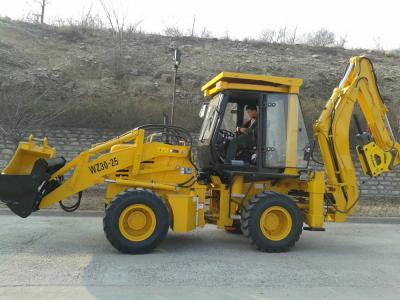 China 75KW Backhoe Wheel Loader Rationally Distributed Tractor Loader Backhoe for sale