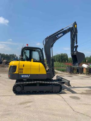 Cina toKomatsu uguale PC60 di CBM del mini del cingolo dell'escavatore secchio economico 0,2 di Backhoe in vendita