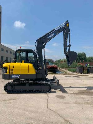 China retroexcavadora barata de la rueda de la marca del top del MUNDO del excavador de la correa eslabonada de 400m m mini similar a KOMATSU PC60 en venta