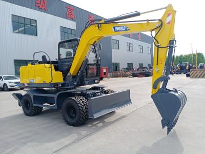 Cina Mechanic Mini Wheel Crawler Excavator Bucket 0.2--.6cbm For River Clean in vendita