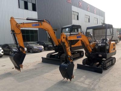 China Compact Mini Crawler Excavator 2200kg Weight 310mm Cutting Depth Crawler Type for sale