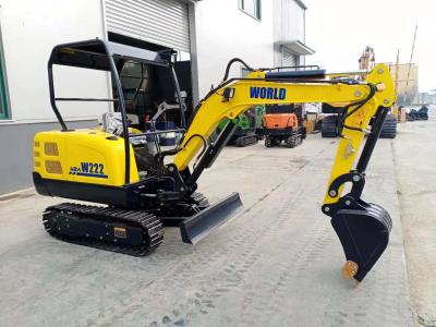 China Lightweight 2200kg Small Crawler Backhoe With 15.3KN Maximum Bucket Digging Force Similart CAT 301 302 303 Te koop