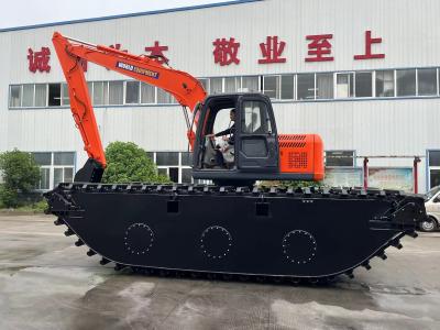 China China Top Brand Not Used Amphibious Excavator HK150SD With 0.25 M³ River Cleaning Machine Long Reach Boom for sale