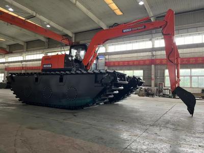 China WORLD Amphibious Excavator HK150SD With 0.25 To 0.5 M³ River Cleaning Machine Long Reach Boom for sale