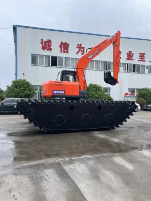 China 1300mm Pontoon Width Excavator in River for Heavy-Duty Applications and Projects for sale