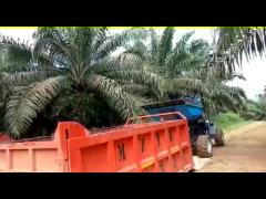 4 Wheel Drive Agriculture Palm Oil Plantation Dumper Tractor 14HP