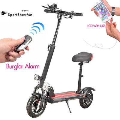 China Foldable Adult Electric Scooter Off Road 2022 New Design Two Wheels Unisex Portable Scooter With USB for sale