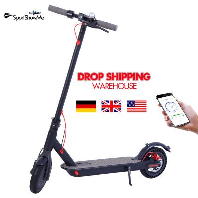 China 2022 Men US EU Warehouse Two Wheels Portable Scooter Foldable Adult Electric Off Road Scooter for sale