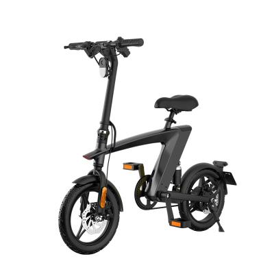 China New 2022 350W Common Type Motor Women's Helper Electric Bicycles Wholesale Lithium Battery Foldable Tire For Adult for sale