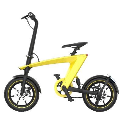 China Aluminum Alloy Eu Warehouse Motor Mini Folding Long Range 500W Electric Bicycle Road Electric Bike for sale