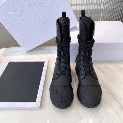 China High Quality Unique Black Anti-slip Nice Women's Classic Long Boots 100% Waterproof Waterproof for sale