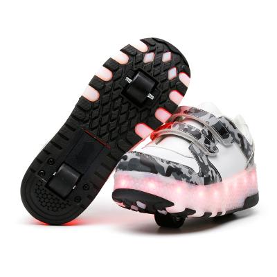 China Fashion\best selling foldaway shoes comfortable\durable\breathable\lighted sport style light roller shoes for boys with wheels for sale