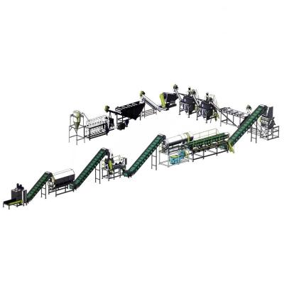 China PET Bottle Recycling City Life Waste Waste Plastic Bottle Recycling Machinery for sale