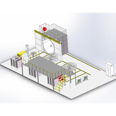 China Optional use HDPE LDPE plastic carousel rotomolding machine for sale