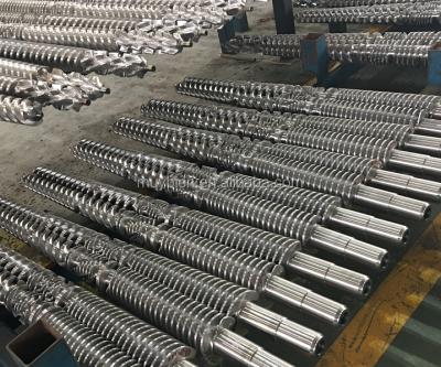 China For Extruder Bimetal Conical Twin Screw And Barrel For Extruder for sale