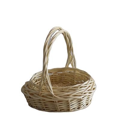 China China Custom China Style Willow Crafts Portable Wicker Basket Home Storage Basket for sale