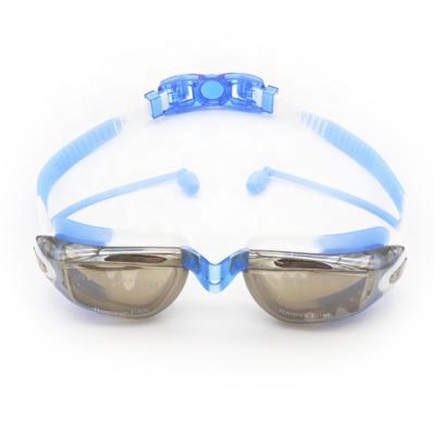 China Best Kids Swimming Sports Swim Goggles Silver Plating Kids Swimming Goggles With Ear Plugs Surf Ear Plugs for sale