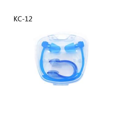 China Waterproof Waterproof Silicone Molded Swim Ear Plugs Swimming Earplugs With Nose Clip Earplugs Swim Jig Surf Ear Plugs for sale