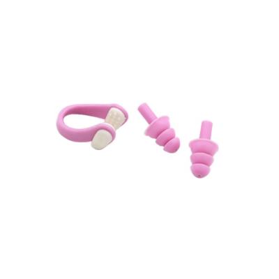 China With Noise Music Nose Clip Mouldable OEM Custom Silicone Anti Ear Plugs With Filter Nose Clip Ear Plugs Swim Jig Surf Ear Plugs for sale