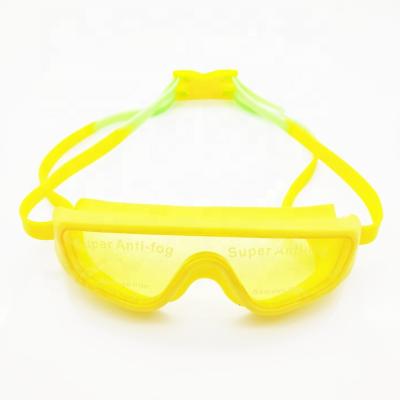 China New Design HD Large Swimming Frame Coated Child Anti-fog Sports Swimming Goggles for sale