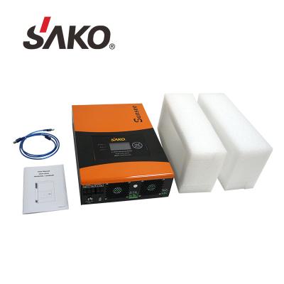 China Home SAKO SUNSEE-3KVA/2.4KW/24V Off Grid Solar Inverter with Pure Sine Wave with MPPT60A or PWM 80A Controller Built-in for sale