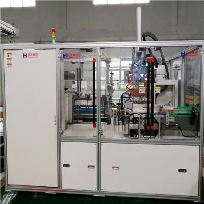 China Automatic Food Crate Packing Machine, Automatic Open Box Case Erector Carton Cardboard Tapping Machine For Top for sale