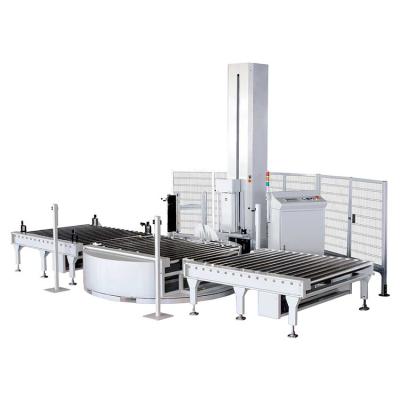 China Food YanMao Online Film Tray Pallet Stretch Winding Wrapping Packing Machine for sale