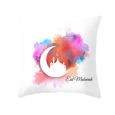 China Ramadan EID Decorations Anti-Static Pillow Covers 18 x 18 Cushion Cover EID Mubarak Decorations for sale