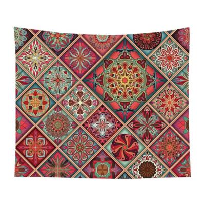 China Art Decor Hot sale wall home decor boho tapestry, ins style simple design tapestry for sale