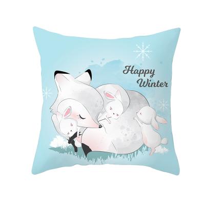 China Art Decor Premium Quality Beach Pillow Cover Anime Cartoon Animals Pillow Cover for sale