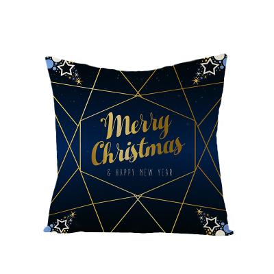 China Anti-Static Tile Covers Decorative Pillow Cases Cotton Christmas Couch Pillow Square Cushion Linen Cover for sale