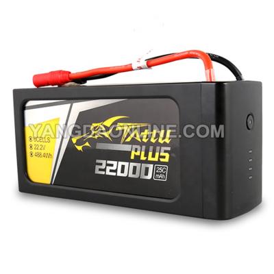 China Smart Plus1.0 Gens Tattu 22.2V 25C 6S1P Smart Plus1.0 22000mAh Lipo Battery Pack with AS150+XT150 Plug for sale