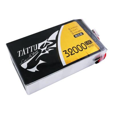 China High Voltage Toys Tattu 32A 22.8V 10C 6S1P Lipo Battery For UAV for sale