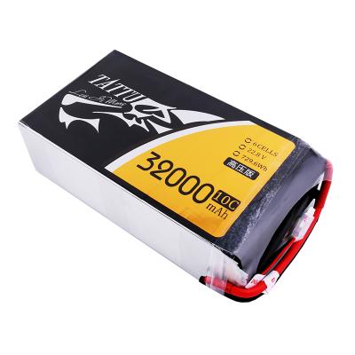 China Toys High Performance 10C 22.8V 6S Lipo 32000mAh Battery Pack For RC Drone UAV With AS150 Connector for sale