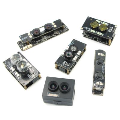 China Dual Lens Dual Lens Usb Recognition Camera Panel Dynamic Face Recognition Camera Module Vandal Proof for sale