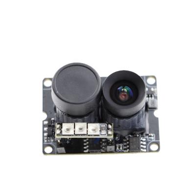 China Low Power Dual Lens 1.3 Pixels Mega CMOS Sensor 1/2.7 Inch PCB Camera Module Omnivision Camera Module h.264 WDR 96DB USB IP Camera Module for sale