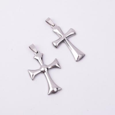 China New Style 316L Stainless Steel Popular Punk Stainless Steel Cross Pendant Cross Pendant Necklace for sale